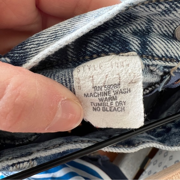 Vintage Whipp Acid wash midi skirt size 28 - Picture 7 of 7